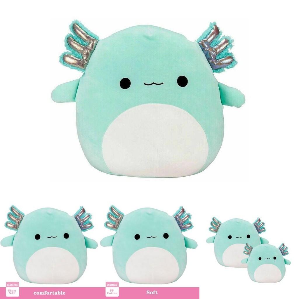 Adorable 8" And 16" Plush Axolotl Teal Green Anastasia Doll Ideal For Kids Gifts