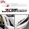 28cm X 4cm Black/White Personality JDM Automobile Decoration Decal Car Sticker