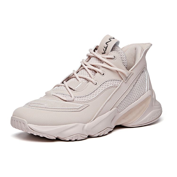 Anta Мужские ретро-кроссовки Xingfeng Chunky Dad Shoes Off White Cream White 11941662S-4