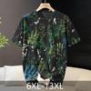 Большие размеры 6XL-13XL Модная мужская футболка с рисунком Летние оверсайз топы Повседневная рваная футболка с коротким рукавом Летняя одежда