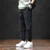 YBRJYF-K008Мужские брюки, хлопковые повседневные эластичные мужские брюки, мужские длинные прямые брюки высокого качества, 4 цвета, брючный костюм больших размеров 42, 44, 46