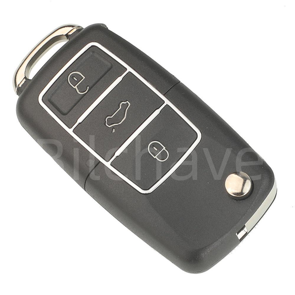 3-кнопочный корпус ключа для Volkswagen/Skoda Passat Scirocco MK4 KD VVDI Замена складного ключа