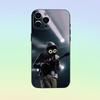 Чехол для телефона B-Boywithuke TOXIC IDGAF для iPhone 17,16,15,14,13,12,11, Мягкий силиконовый черный чехол