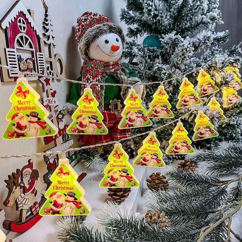 Светодиодная гирлянда-колокольчики на батарейках для красочного украшения комнаты