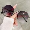 1 Piece S Irregular Circular Glasses For Men Women Movie Wicked Elphaba Wizard Cosplay Adult Gradient Sunglasses