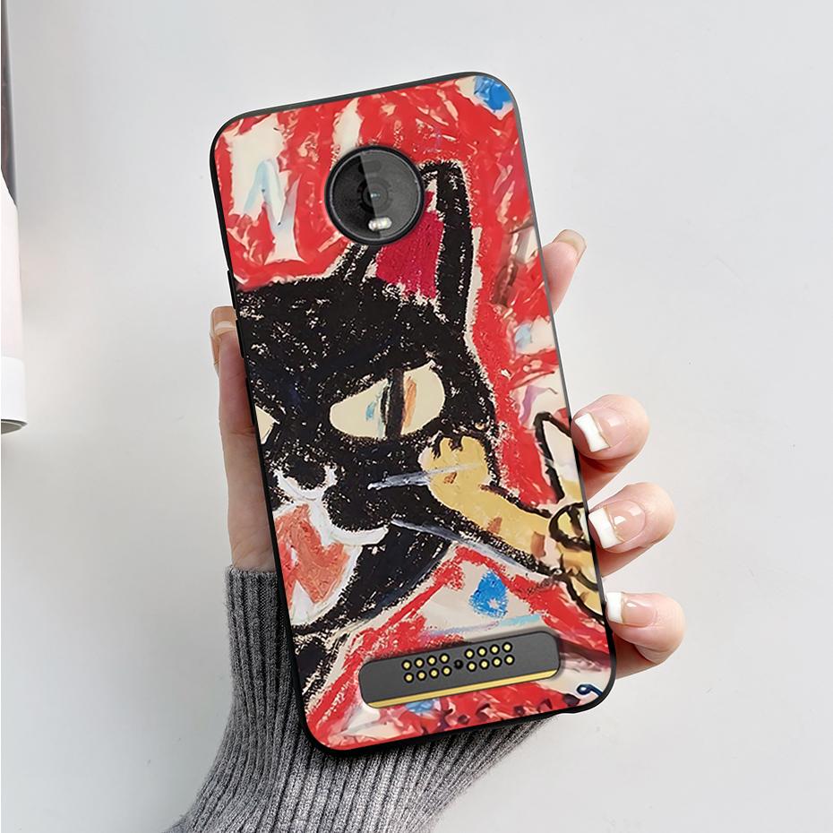Для Motorola Moto Z4 Z3 Play Чехол Милый Мультяшный Мягкий Силиконовый ТПУ Чехол для Телефона Для Moto Z3 Z4 Play MotoZ4 Z4Play Z3Play Funda