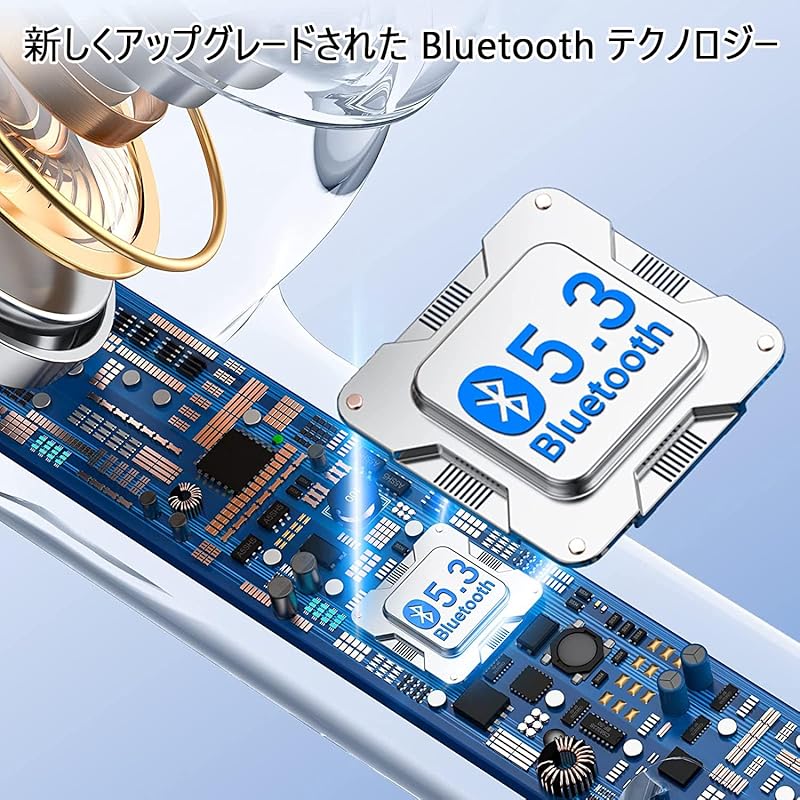 Bluetooth-наушники беспроводные наушники [2024 Новый дизайн] Bluetooth Bluetooth5.3 наушники HiFi звуковой эффект, который подключается, как только вы открываете