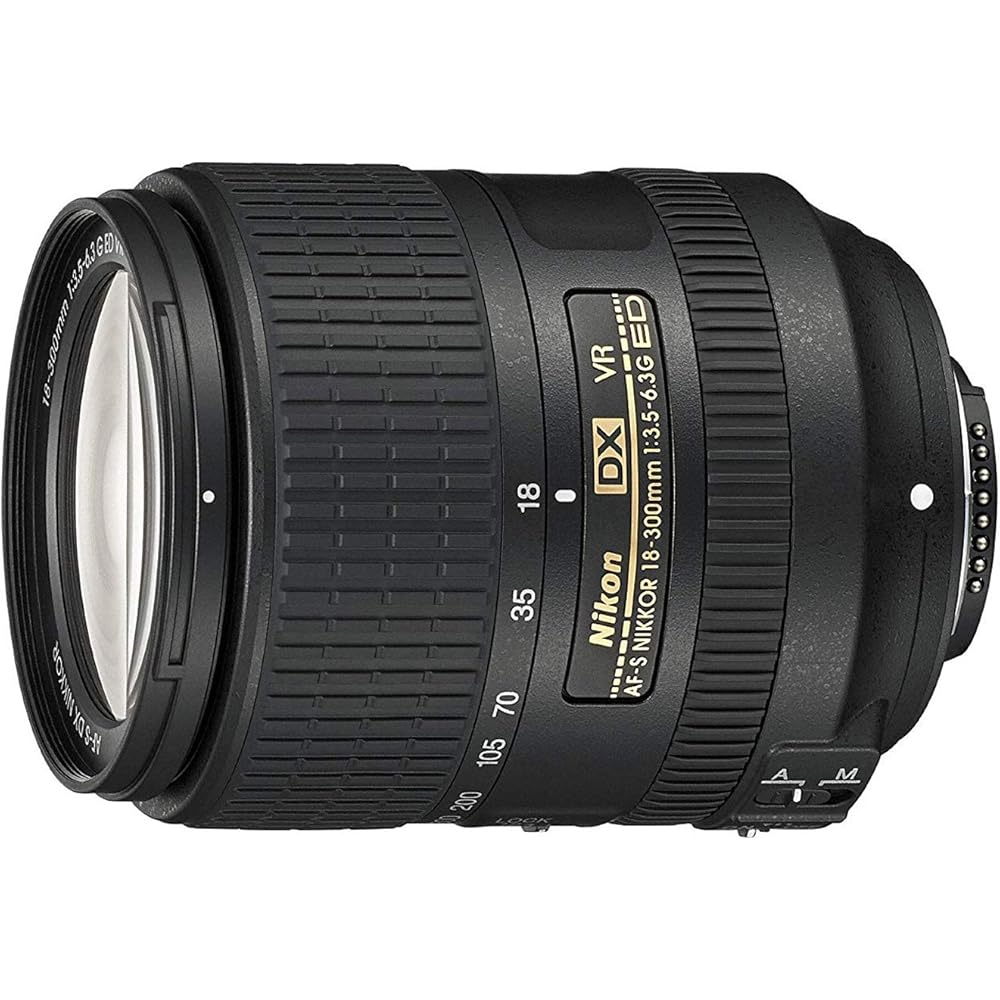 Nikon High Magnification Zoom Lens AF-S DX NIKKOR 18-300mm f/3.5-6.3G ED VR for Nikon DX Format
