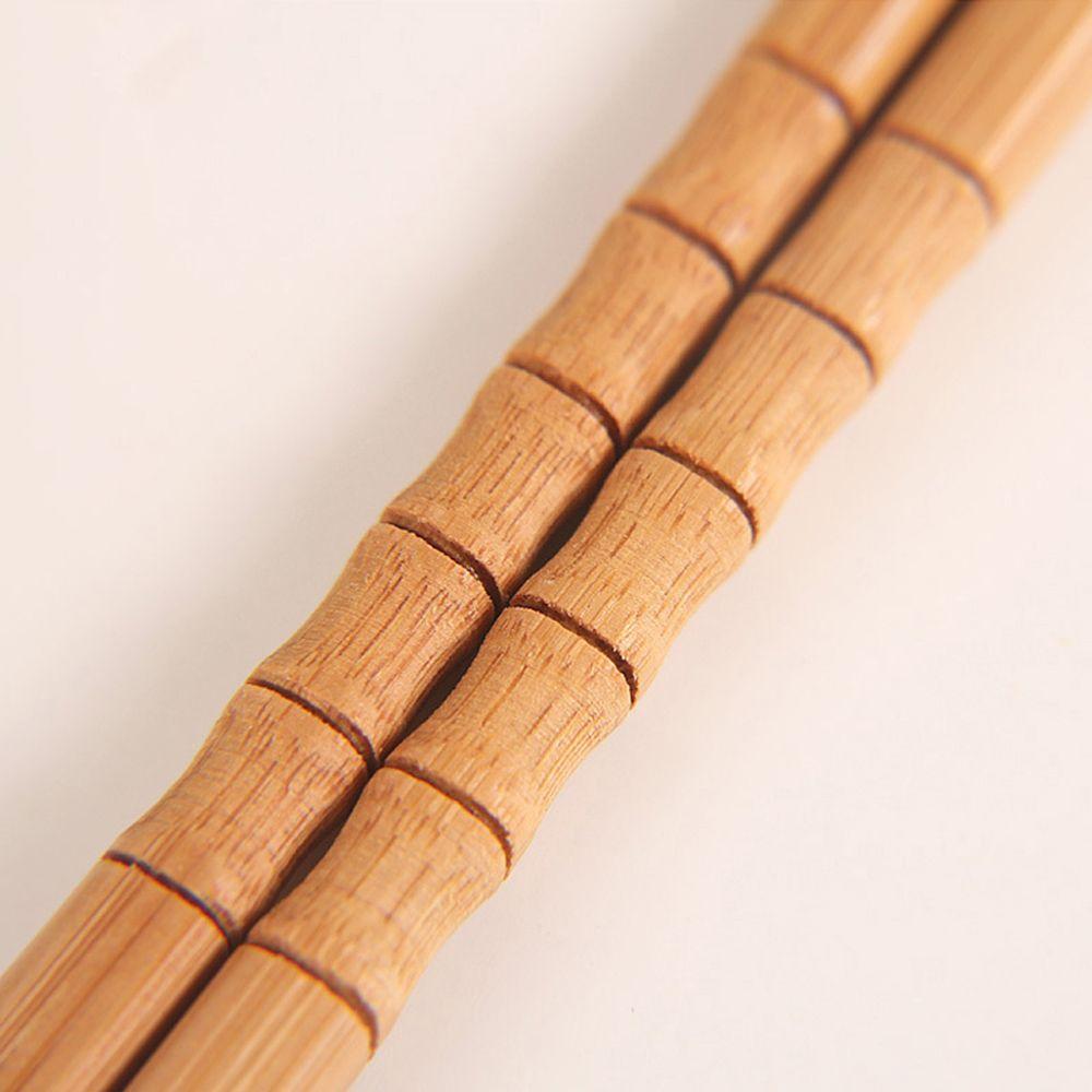 Handmade Chinese Food Sushi Natural Bamboo Flatware Wooden Tableware Dinnerware Wood Chopsticks
