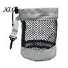 Multi-purpose Golf Ball Bag Portable Storage Bag, Drawstring Mesh Pouch for Accessory, Gear Holder Organizer, Gift Men Women Golfer Accessory