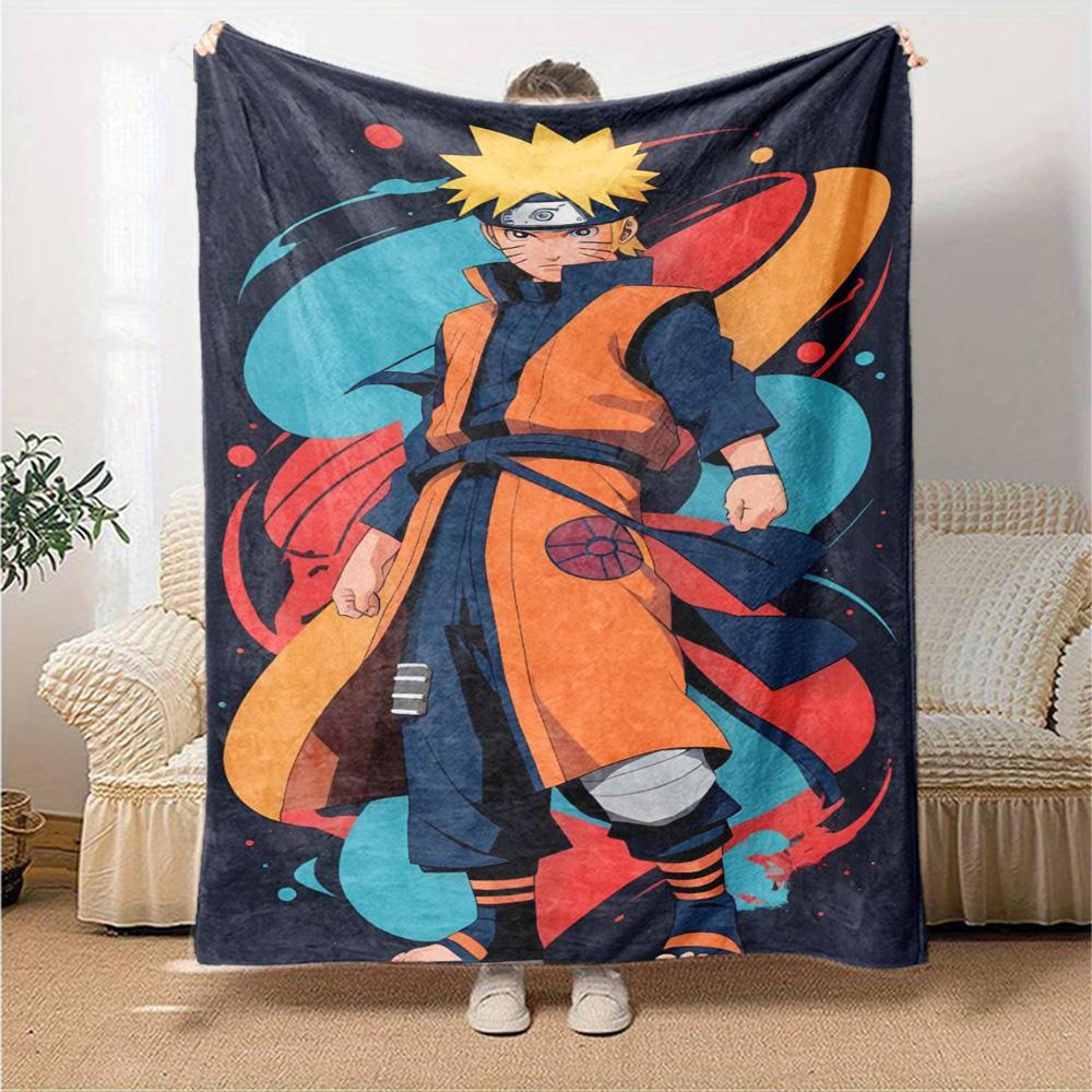 Naruto Blanket Comfortable Great for Picnics Sofa Seaside for All Occasions Stylish Decor Ideal Gift for Friends Family Couples Picnic