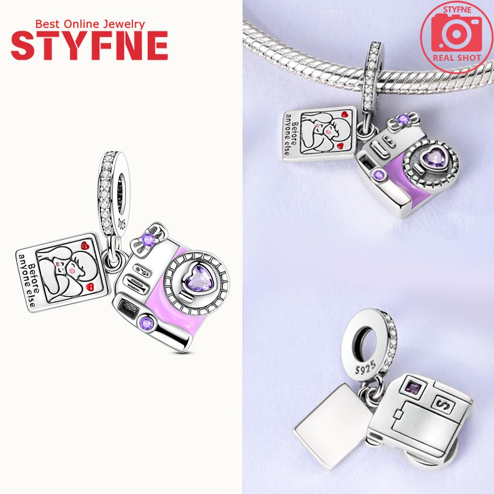 New 925 Silver Sparkling Magic Cube Love Charm Red Heart Beads DIY for Women Bracelet Fine Jewelry Gift Accessories