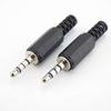 3.5mm RCA Male Plug Connector  2 3 4 Pole Mono Stereo Audio Video Dual Audio Adapter Cable Wire For Headphone Socket