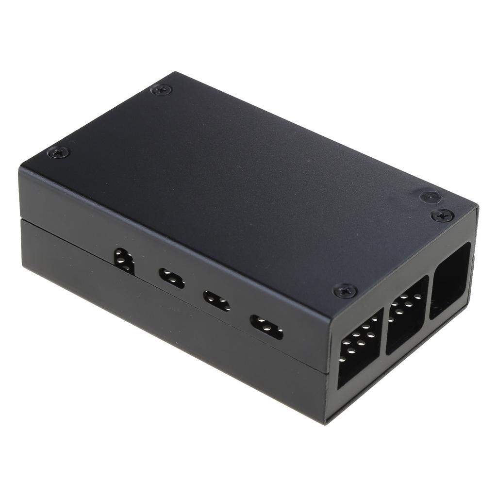 Для 4B для Корпуса Алюминий для Корпуса RPI 4B Металл для Оболочки Серебристый Черный Корпус для RPI 4 Модель B