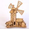 3D Wooden Cottage Puzzle Model - Children's Educational Toy & Home Decor Gift