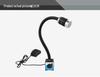 Magnetic LED Work Lights for CNC & Milling Machines, 220V/24V, Gooseneck Hose Design