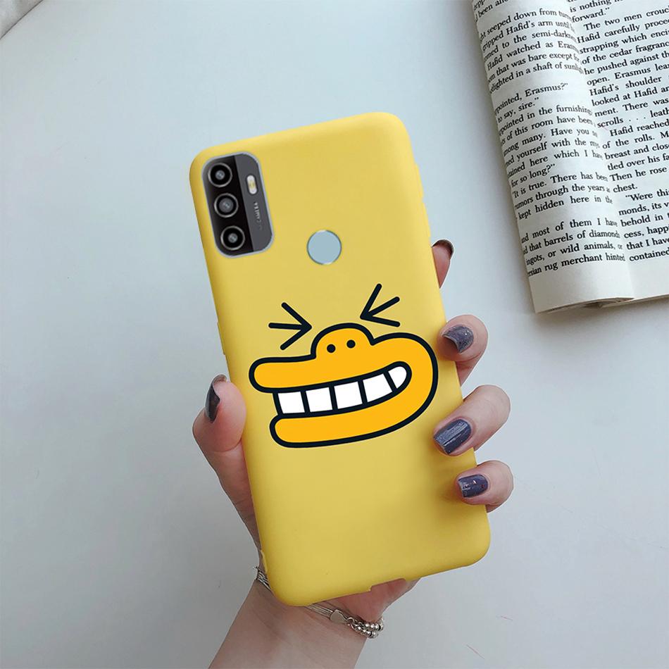 Чехол для OPPO A53S 2020 Мультяшный Coque Сердце Нарисованный Силиконовый Задняя Панель Телефона Для oppo a53s A 53s A53 s oppoa53 2020 Чехол-Ракушка