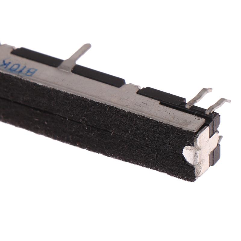 1 шт. 45 мм скользящий потенциометр стерео канал B10K ось скользящий ход 30 мм