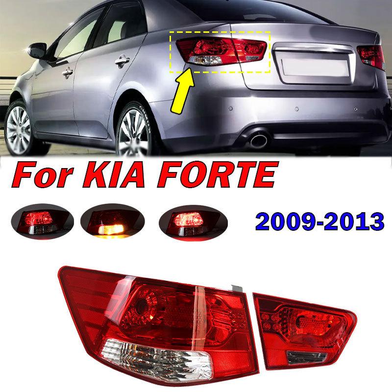 Для KIA FORTE 2009-2013 Автомобильная иде Наружный Задний Фонарь Сигнал Поворота Стоп-сигнал Противотуманная Фара Автозапчасти Задний Фонарь в Сборе