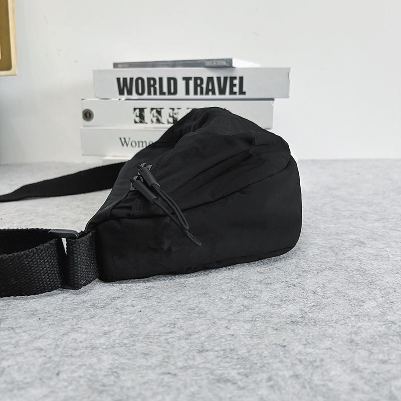 Легкая водонепроницаемая сумка через плечо, однотонная, унисекс, сумка через плечо, нейлоновая, легкая сумка-хобо