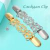 Женская рубашка, ювелирный зажим из сплава, зажим для шали, зажим для утки, зажим для свитера, зажим для кардигана, ювелирные шарфы