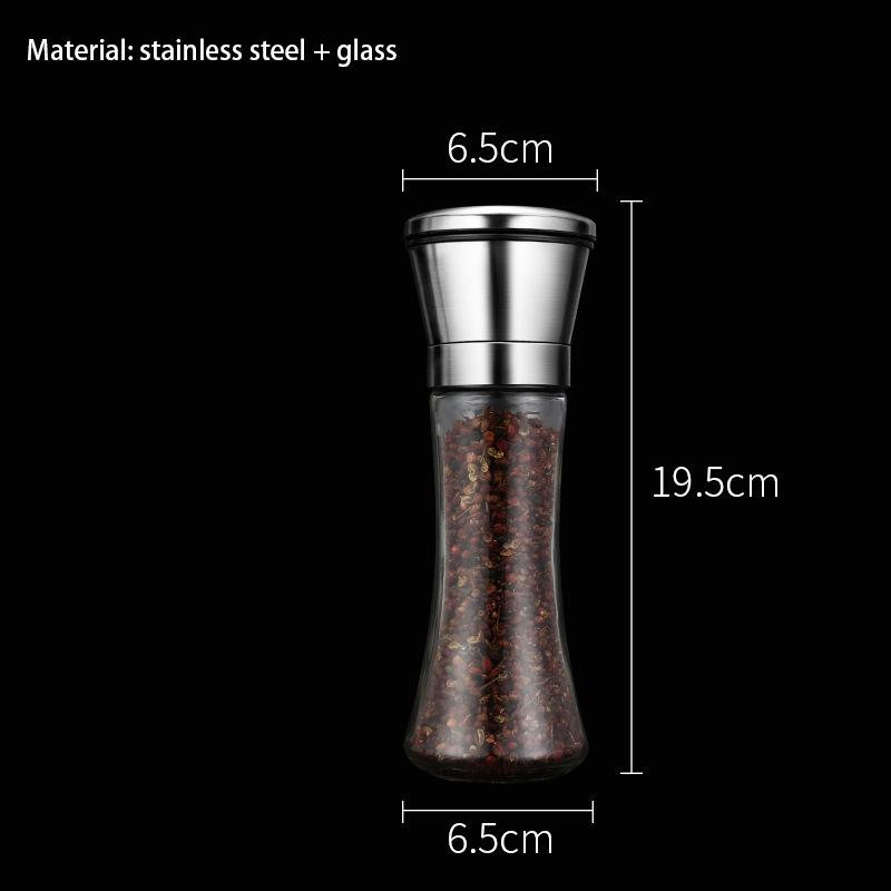 Измельчители соли и перца из нержавеющей стали, бутылки, банки для специй, контейнеры, бутылки, шейкеры для перца, кухонные принадлежности, гаджеты