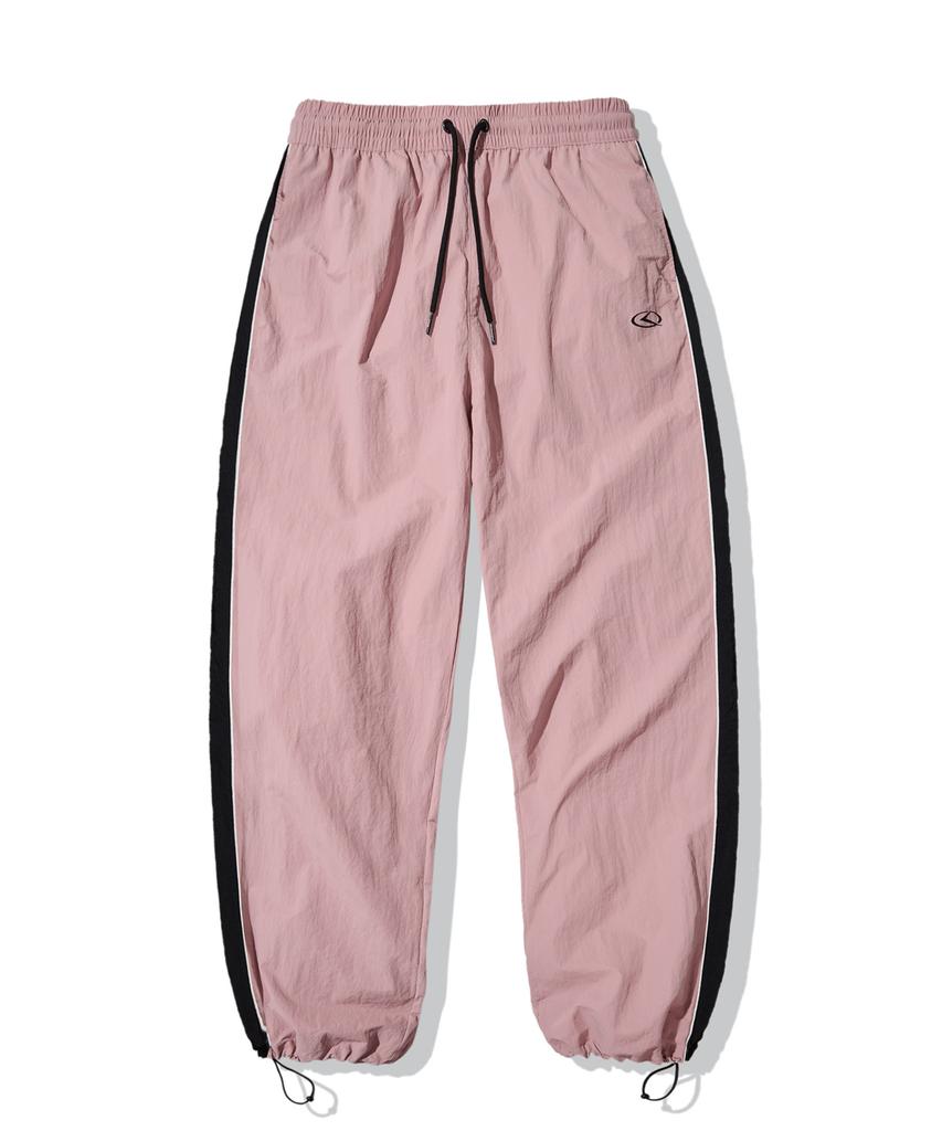 CGP Synthetic Fiber Color Block Sports String Pants_Pale Pink