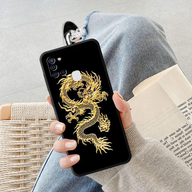 Модный чехол с китайским тигром и драконом для Samsung Galaxy A50 A02 A01 A02s A10 A03s A04s A03 Core A04 A20e A40 A70 A54 A34, чехол