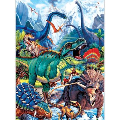 Пазл BN Puzzle World of Dinosaurs Jigsaw 150-09, разные цвета, 150 деталей