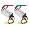 2 Pcs Voltage Buck Converter DC 8?50V To 5V 3A 15W Voltage Regulator for Car Ship Yacht Railway