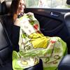 1pc Pompompurin Cartoon Blanket, Cute Animal Design for Room Decor, Soft Throw Blanket Perfect as Birthday Gift, Living Room, Travel, Camping, Car Bla