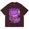 230 Gsm 100% Cotton Pokemon V3 Ghosts Print Unisex Heavy Cotton T Shirt