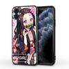 Черный силиконовый чехол для телефона с изображением аниме «Убийца демонов» для Apple iPhone 15, 14, 13, 12, 11 Mini XS XR X Pro MAX SE 2020 Plus