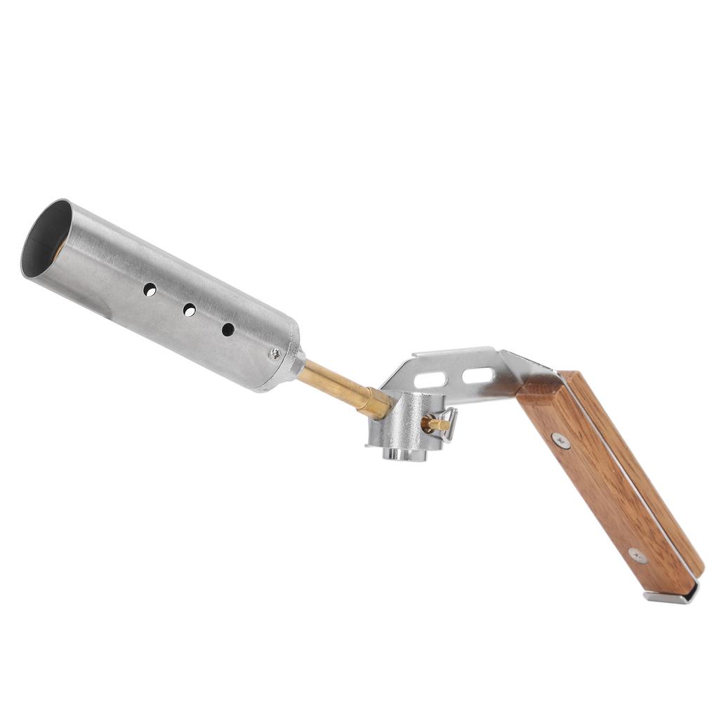 Огнемет Складной Высокой Мощности Уличный Фонарь Портативный Деревянная Ручка Хозяйственный Фонарь для Пикника Готовки