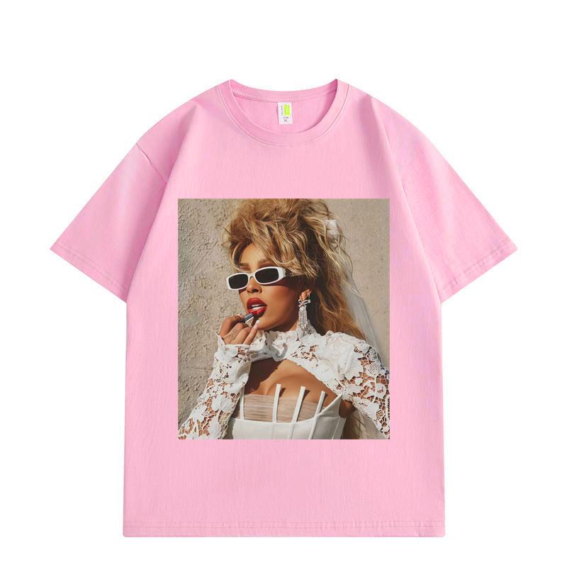 Графические футболки с изображением рэперши Doja Cat для мужчин и женщин, модная эстетичная одежда, футболки с коротким рукавом, летние повседневные хлопковые футболки