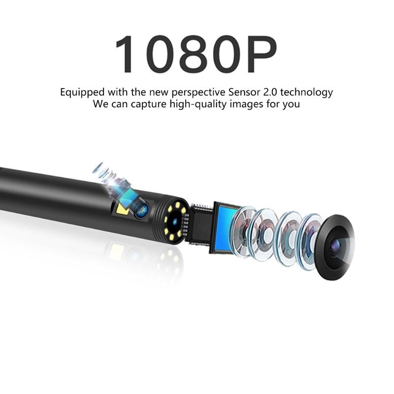 Endoscope Camera Snake Sewer Industrial Pipings Borescope Car Inspection Endoscopy Waterproof For Cellphone