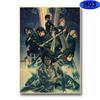Attack On Titan Season 4 Poster Retro Kraft Paper Posters Prints Anime Decor Home Living Room Bar Art Painting Wall Stickers