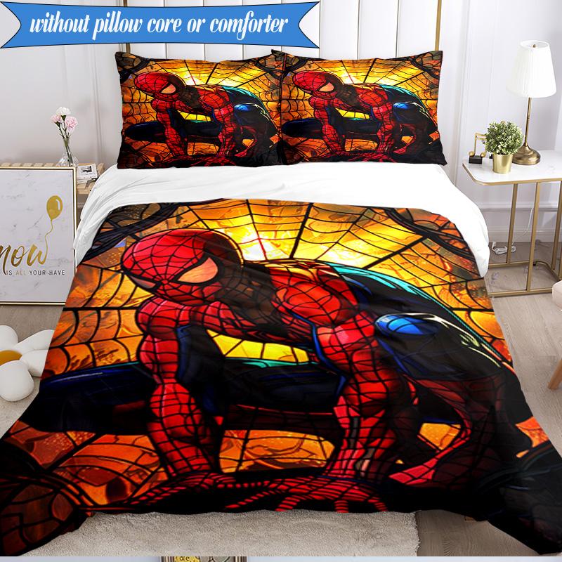 Red Spider 3pcs K-pop music group Bedding set,Ideal for Bedroom, Dormitory,Including Duvet Cover And 2pcs Pillowcases,Fan gifts