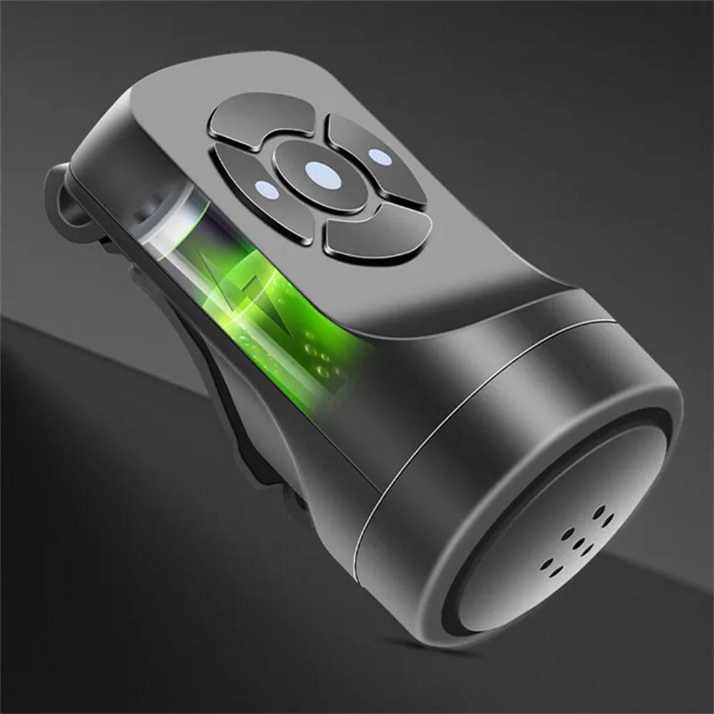 USB-перезаряжаемый электрический велосипедный звонок, мотоциклетный гудок, 4 режима, звонок для горного велосипеда, противоугонный сигнал тревоги для велоспорта, аксессуар для велосипеда