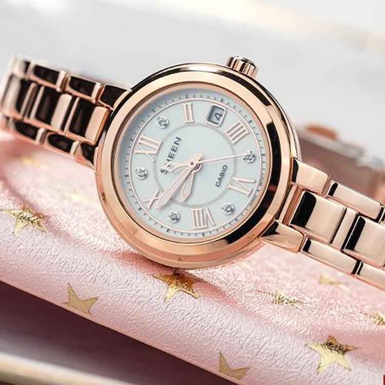 Casio Женские часы SHEEN Серые SHS-4523PG-7AUPR