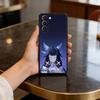 Чехол для телефона G-Genshin columbina Для Samsung S25,24,23,22,30,21,10,9,Ultra,Plus,Lite,FE,4,5 G Мягкий Черный Чехол