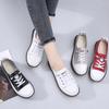 Спортивная обувь женская натуральная кожа плоская повседневная обувь женские балетки на шнуровке белые кеды-лодочки женские балетки