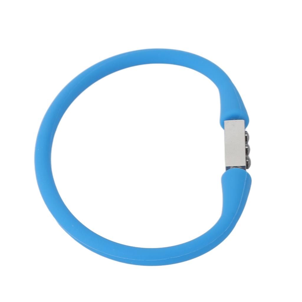 Men Women Negative Ion Balance Energy Bracelet Magnetic Therapy Silicone Sports Wristband for Basketball