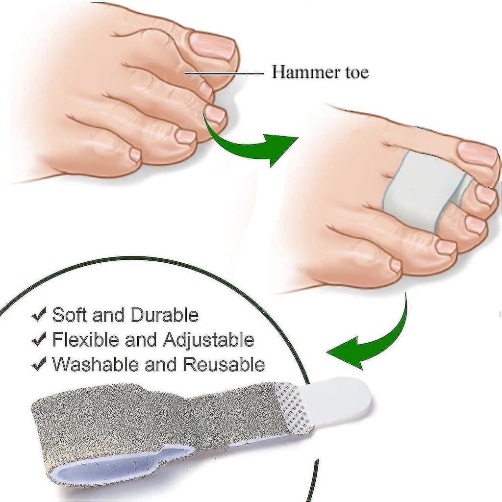 8 pack toe straighteners for hammer toes and overlapping toes