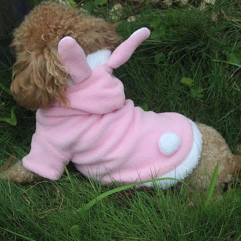 Теплый комбинезон кролик для животных