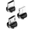 1/5/10Pcs Round Magnetic Cable Plug Type C Micro USB C 8 Pin Plugs Fast Charging Adapter Phone Magnet Charger Plug