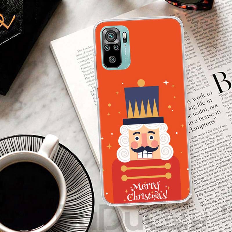 Nutcracker King Cartoon Cover For Xiaomi Redmi Note 14 13 12S 12 11 Pro Plus Phone Case 11S 10S 10 11E 11T 14Pro 13Pro Print Coq