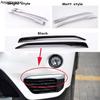 Car Refiting Car Front Fog Lamp Foglights Cover Shield Decoration Frame Sticker for 2016-2018 BMW X1