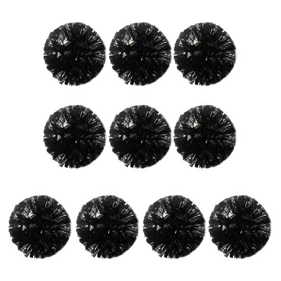 10 шт. помпонов для чирлидеров, металлические помпоны для чирлидеров с кольцами на пальцах, реквизит для командных спортивных игр, танцевальных вечеринок