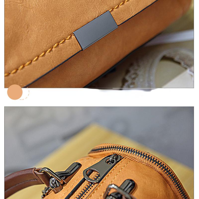 Женская модная сумка-тоут из мягкой кожи на одно плечо